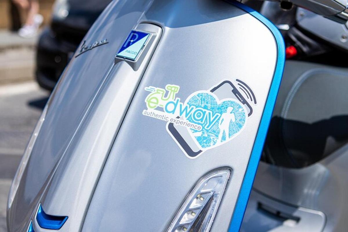 a sticker on the side of a car