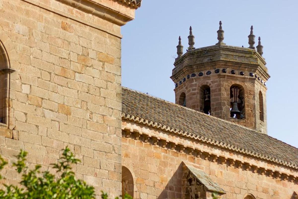 a bell tower on top of a brick building