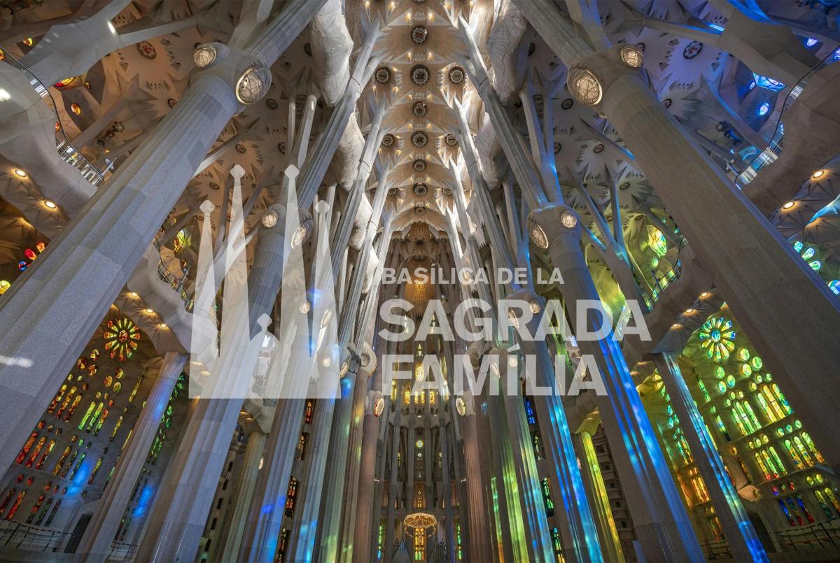 a view of the sagrada familia cathedral