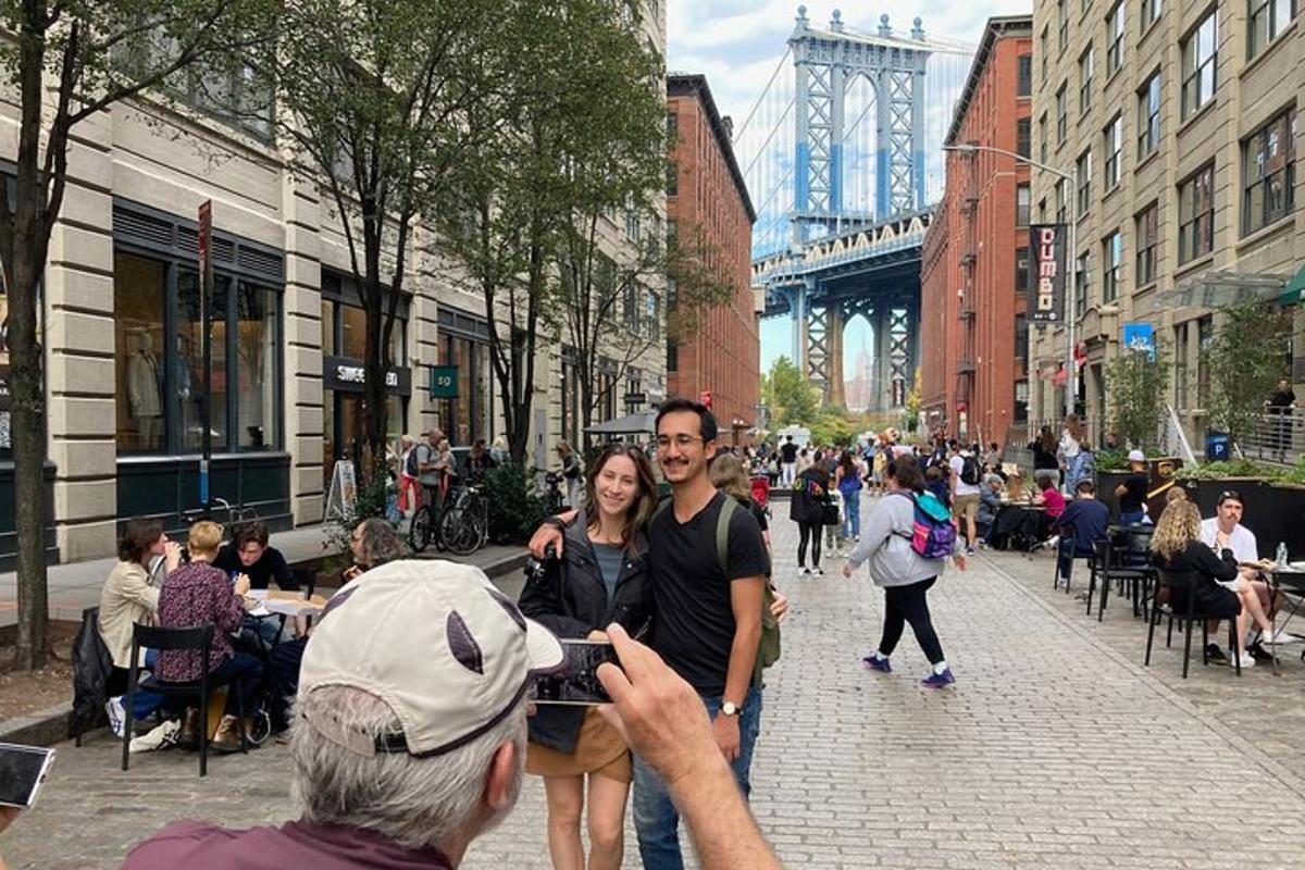 a man taking a picture of a man taking a picture of a woman
