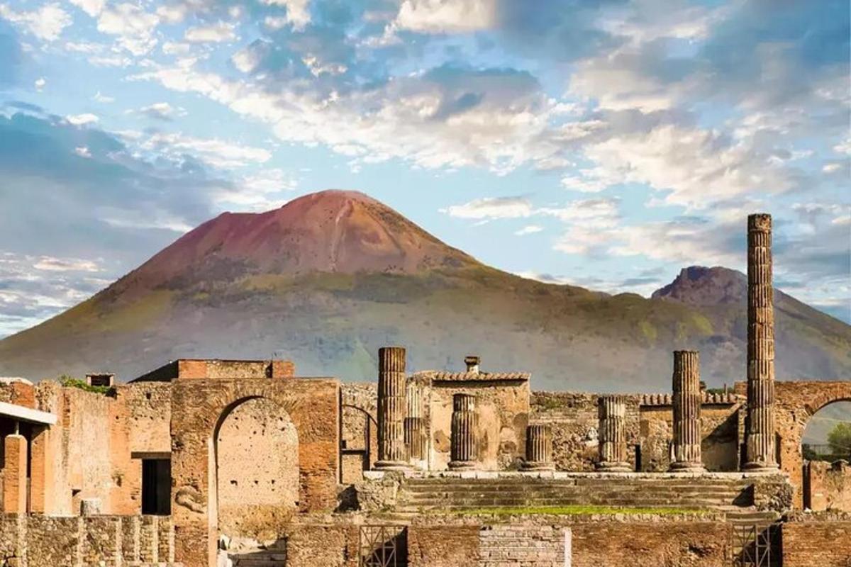 a view of a mountain in the background