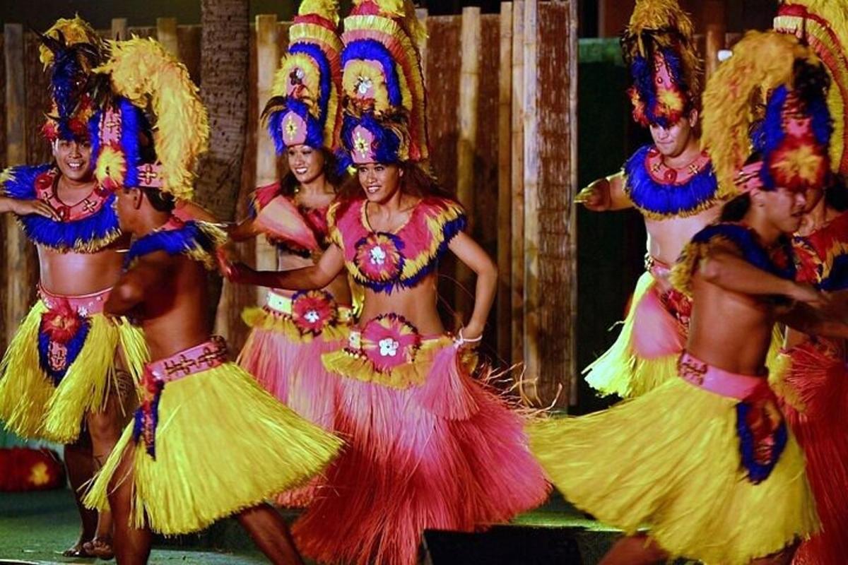 a group of women in costumes performing a performance