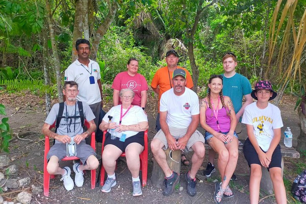 a group of people are posing for a picture