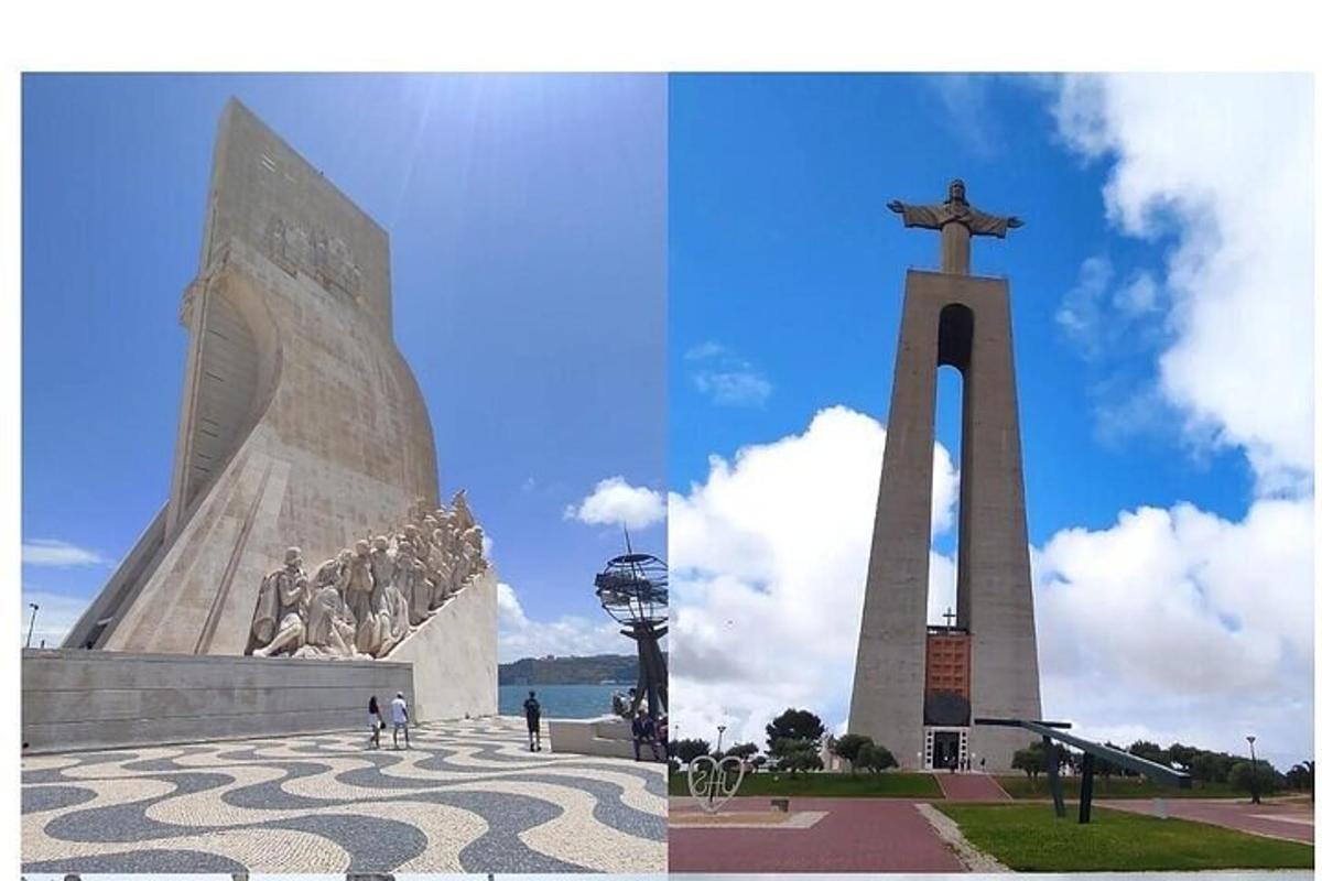 sebuah monumen besar dengan salib di atasnya