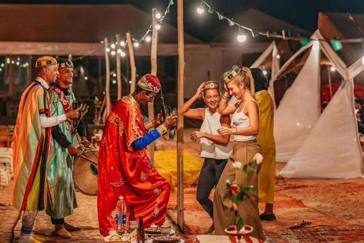 a group of people dancing on a stage