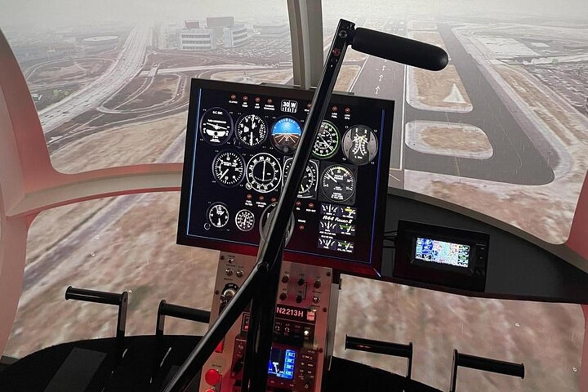 una vista del pannello di controllo di un aereo