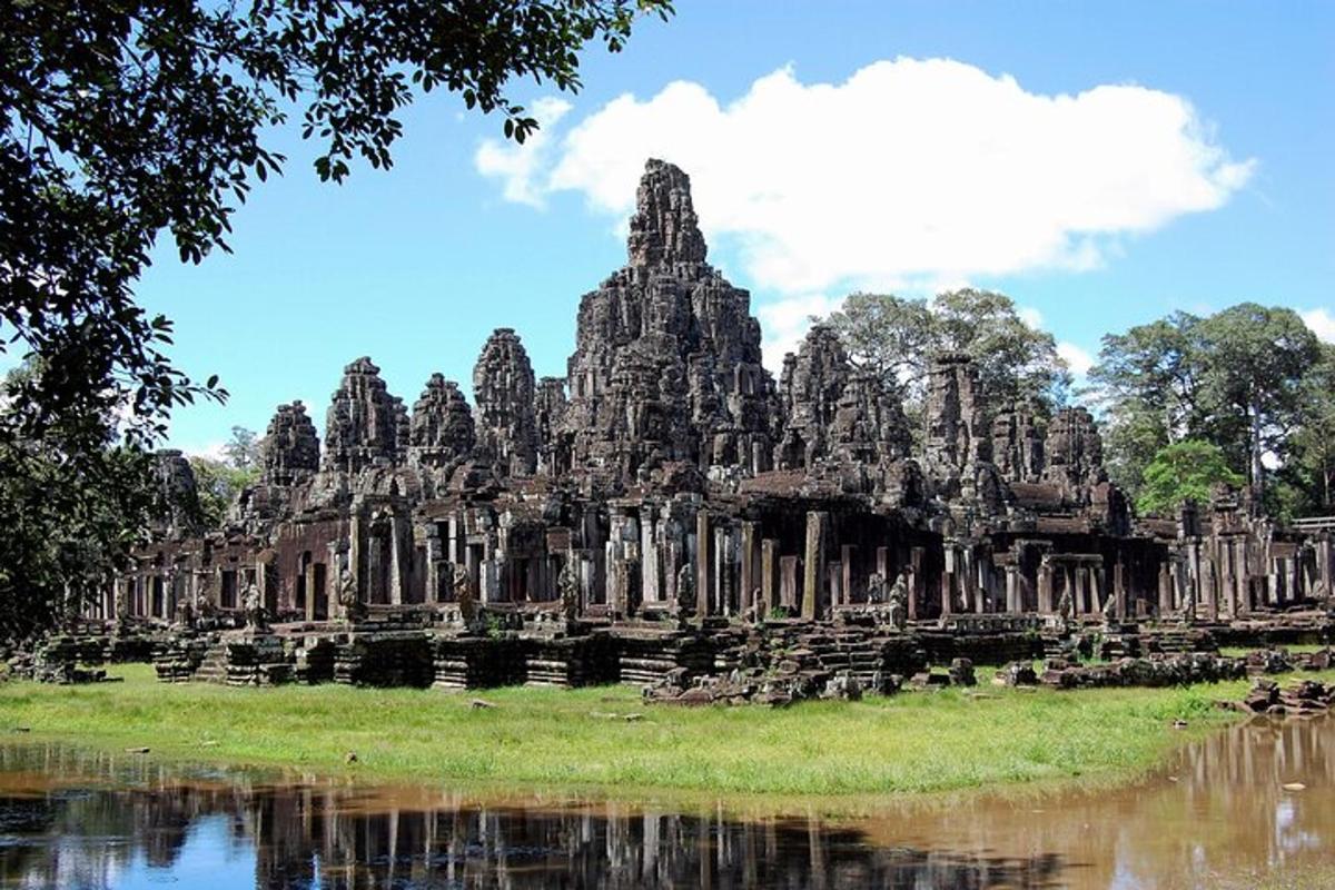 et tempel ved ruinerne af Angkor Wat
