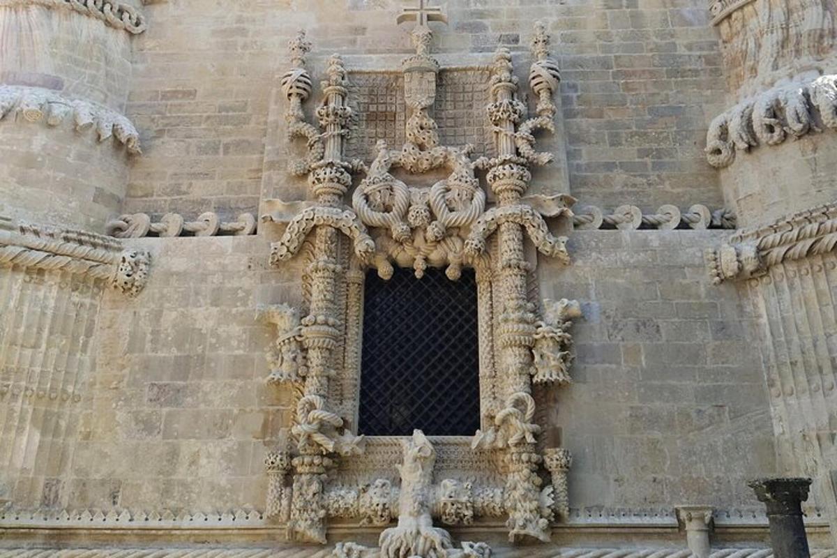 a window on the side of a building