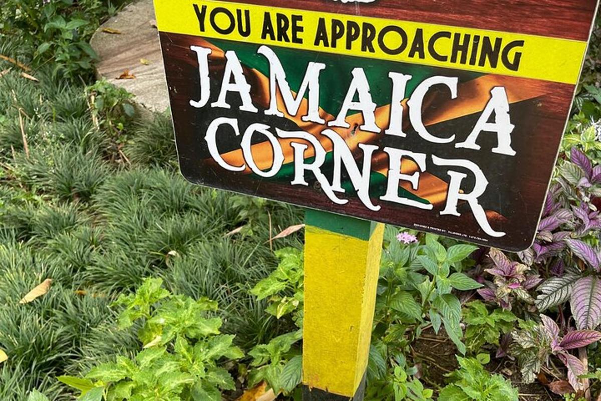 a sign that says you are approaching jamaica corner