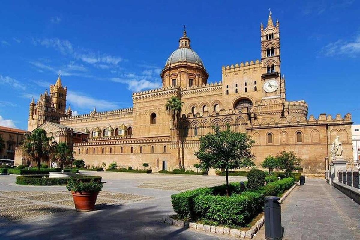 a large building with a clock tower on top of it