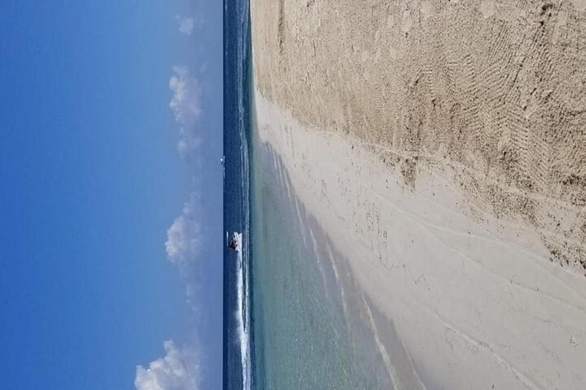 海滩和海洋的鸟瞰图