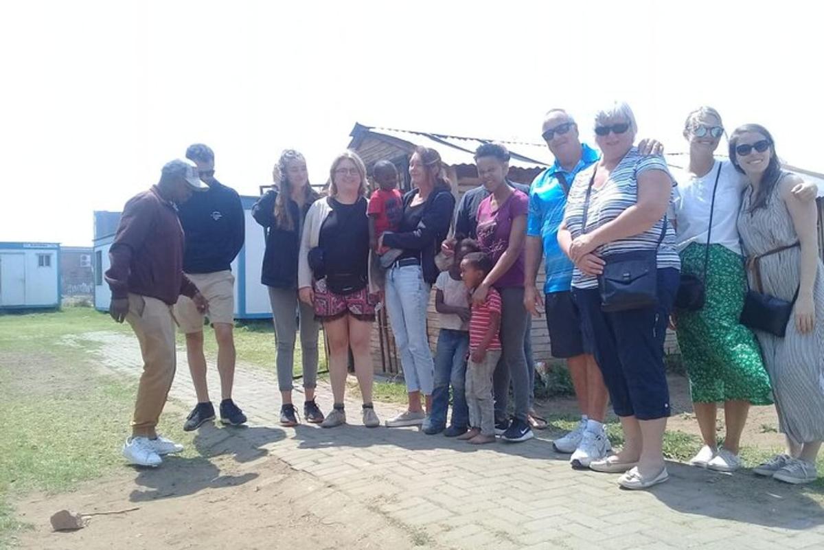 a group of people posing for a picture