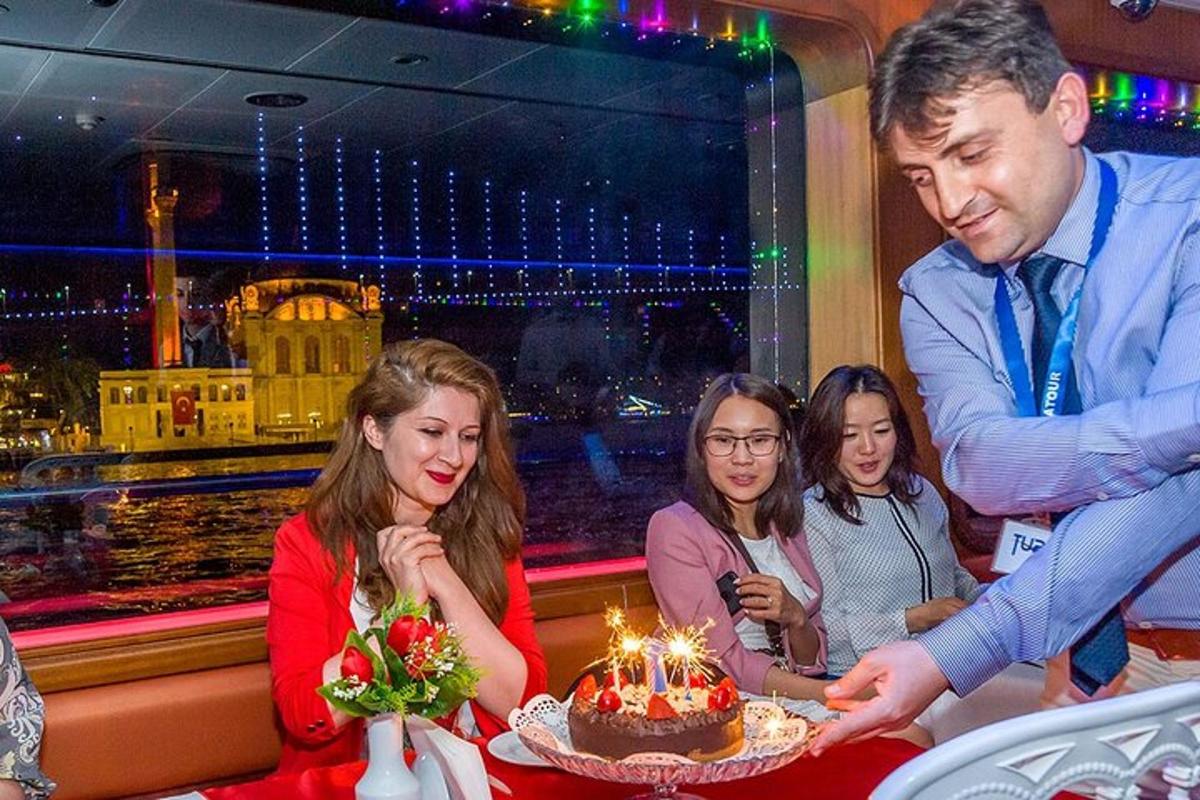 a man is lighting candles on a birthday cake