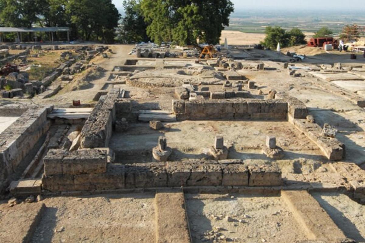 ruïnes antigues d'un edifici al desert