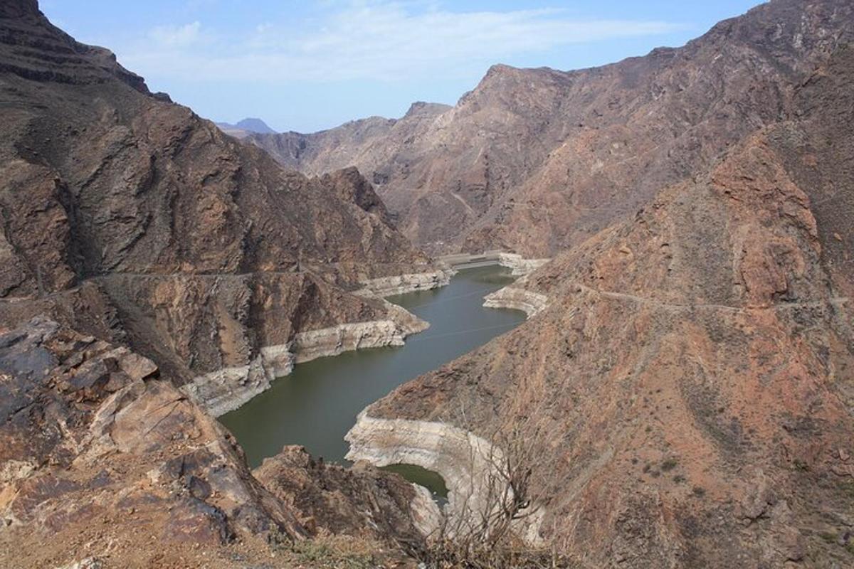 arial view of a river in a mountain range