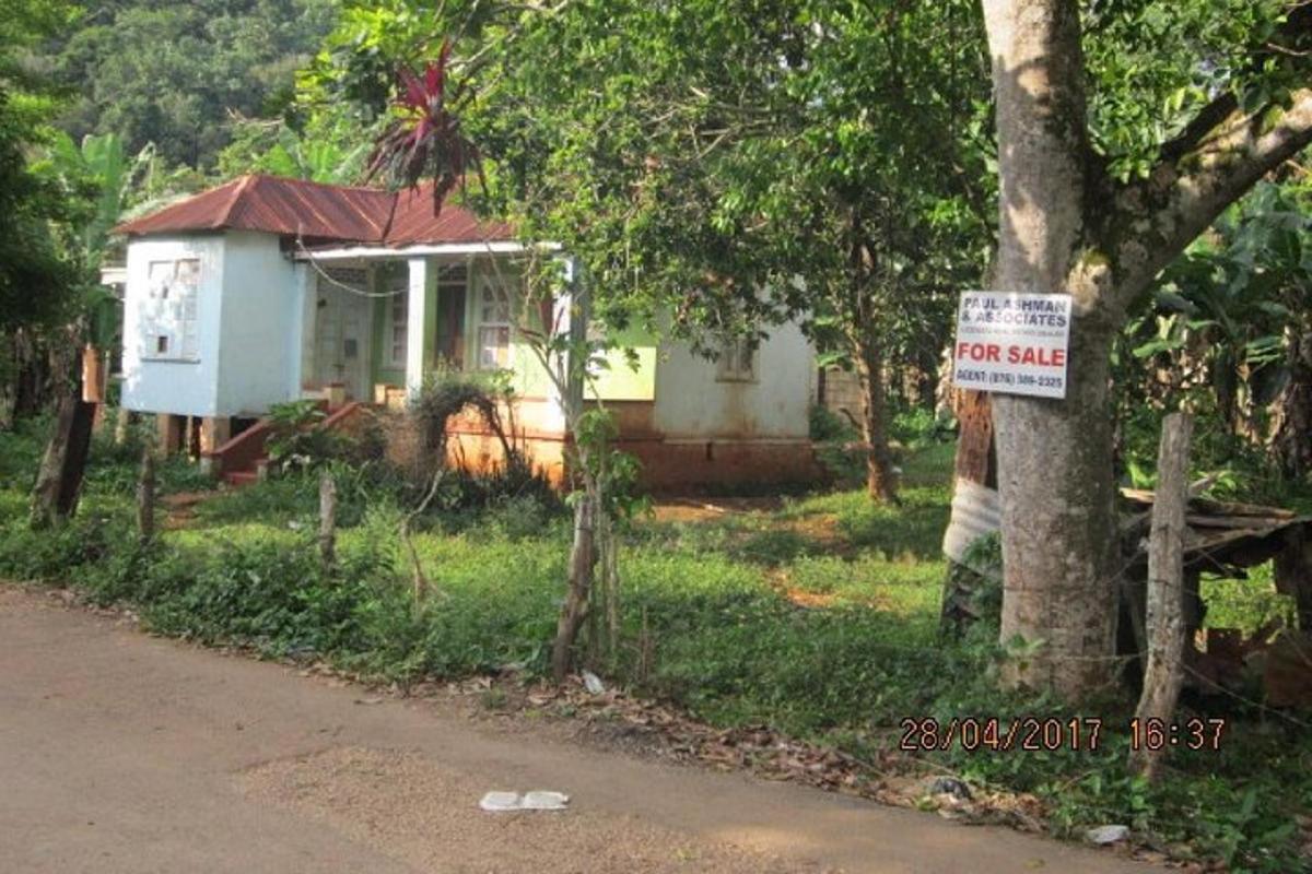 una casa amb un rètol de "no es ven" en un arbre