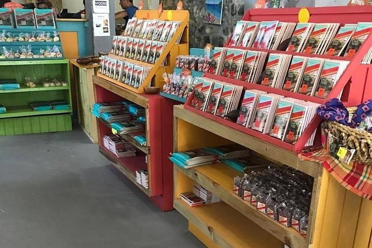 a store aisle with shelves filled with lots of products