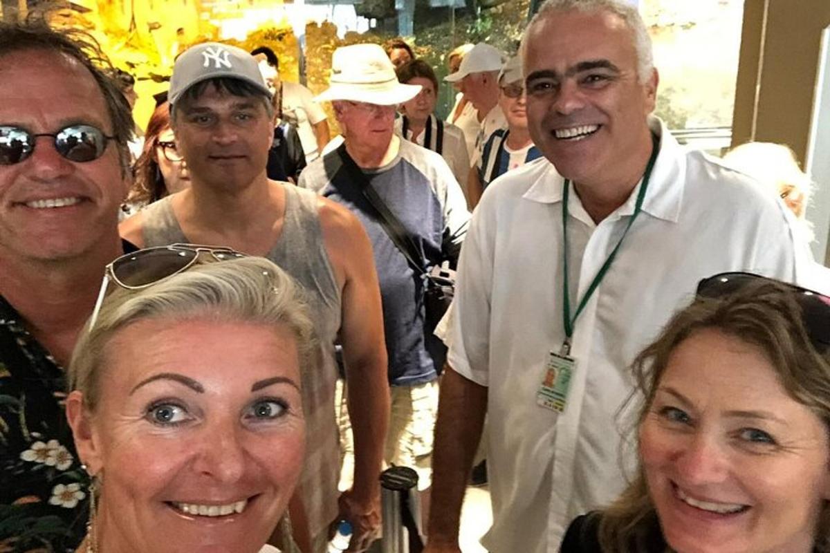 a group of people posing for a picture