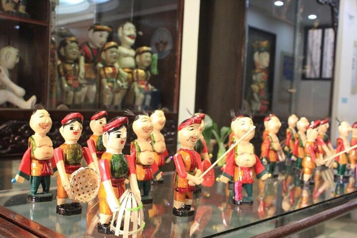 a group of toy figurines on a glass table