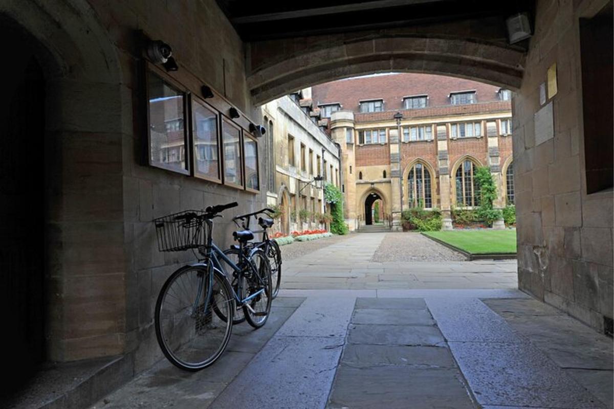 a bike parked on the side of a building