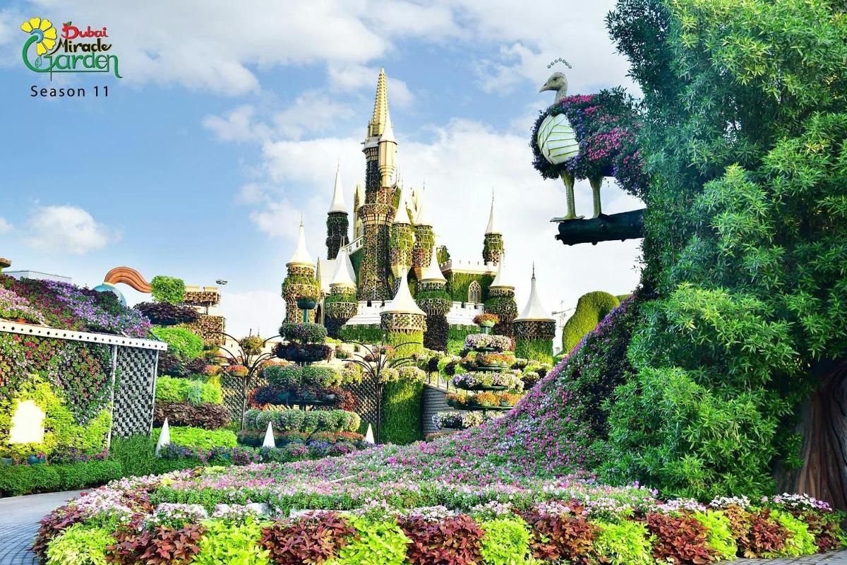 une vue du château de Cendrillon à Disney World