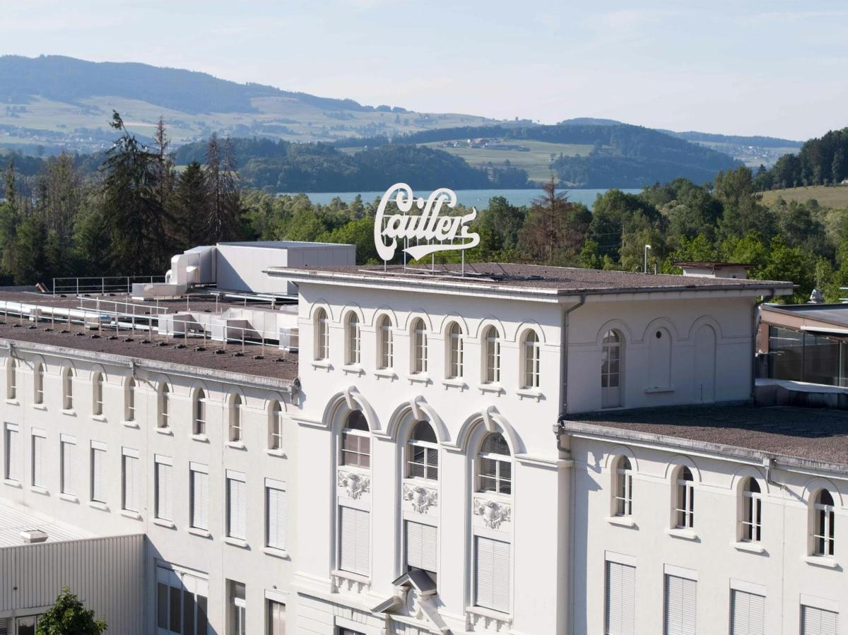 a building with a sign on the top of it
