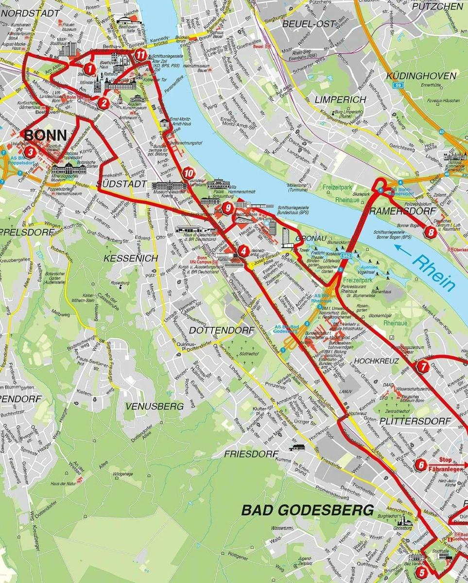 punaste maanteedega teekaart