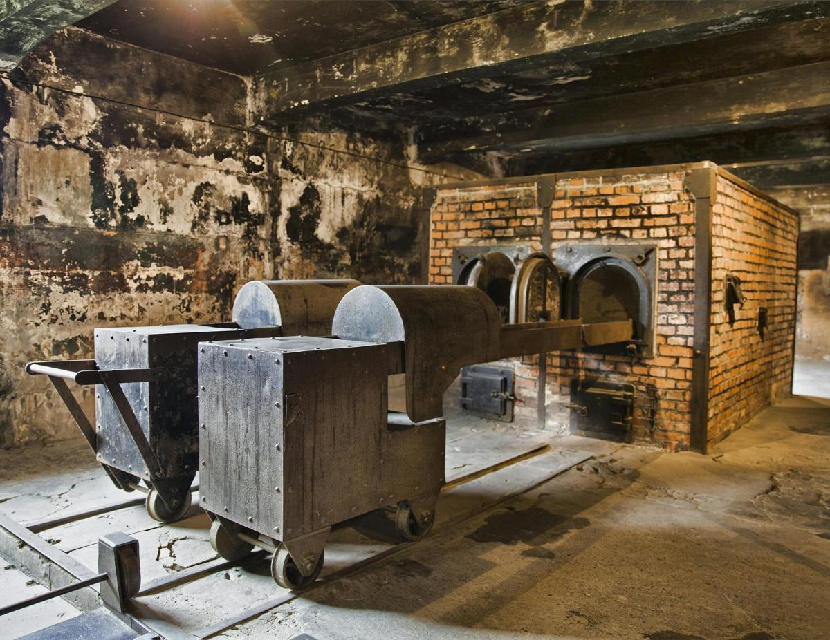 an old brick oven in an old building