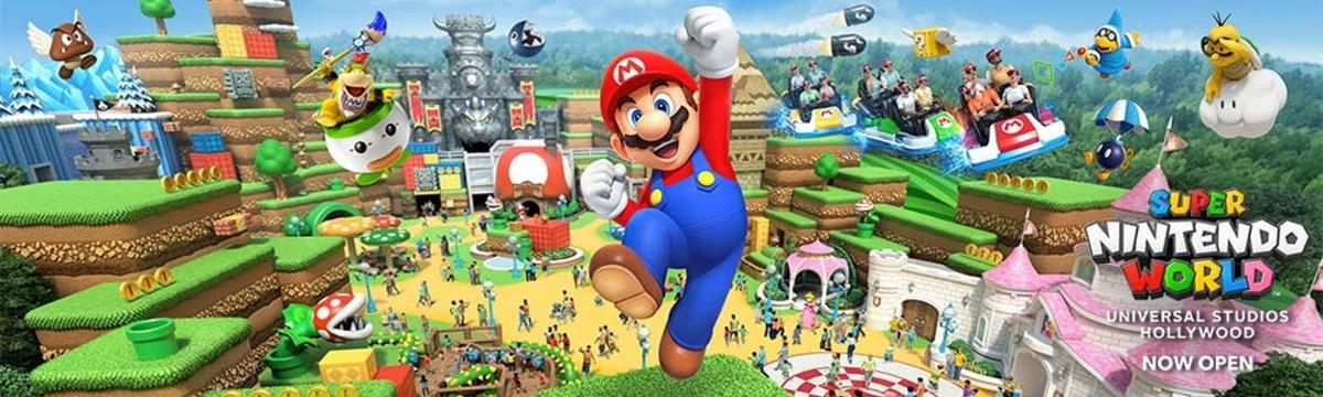 a cartoon illustration of mario games in ailla