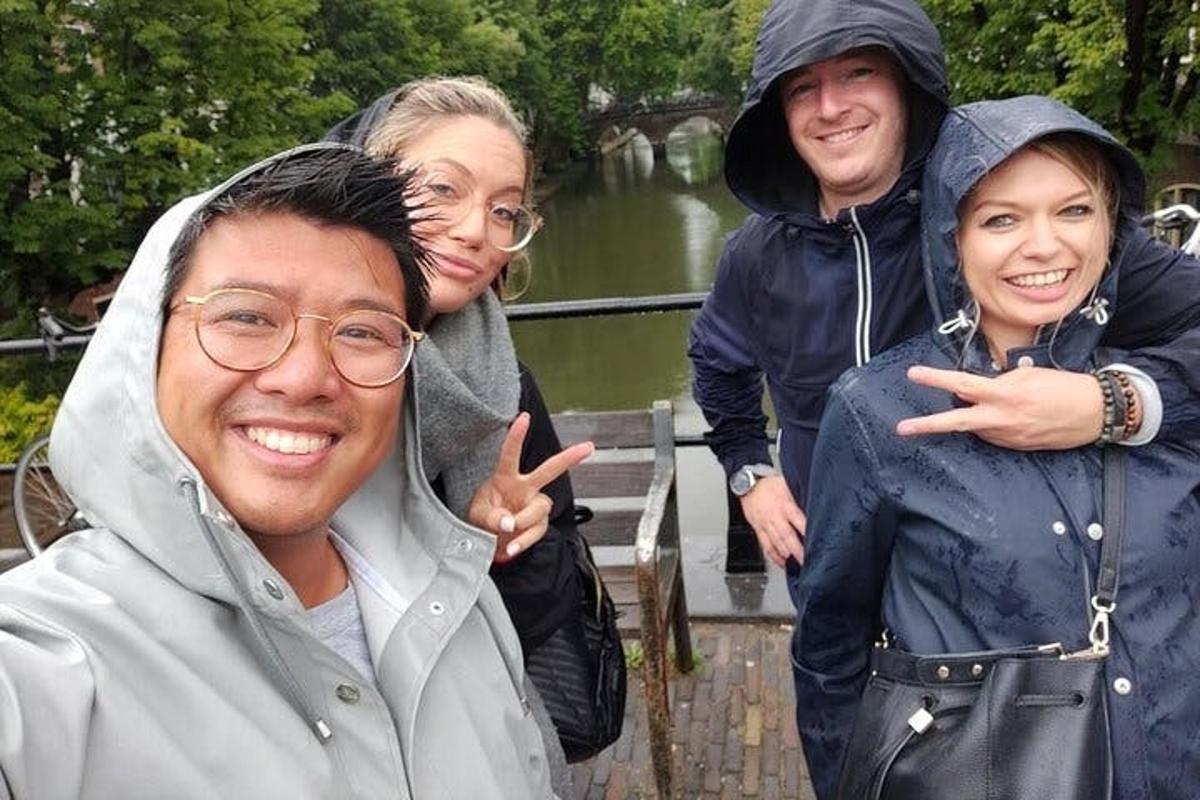 a group of people posing for a picture