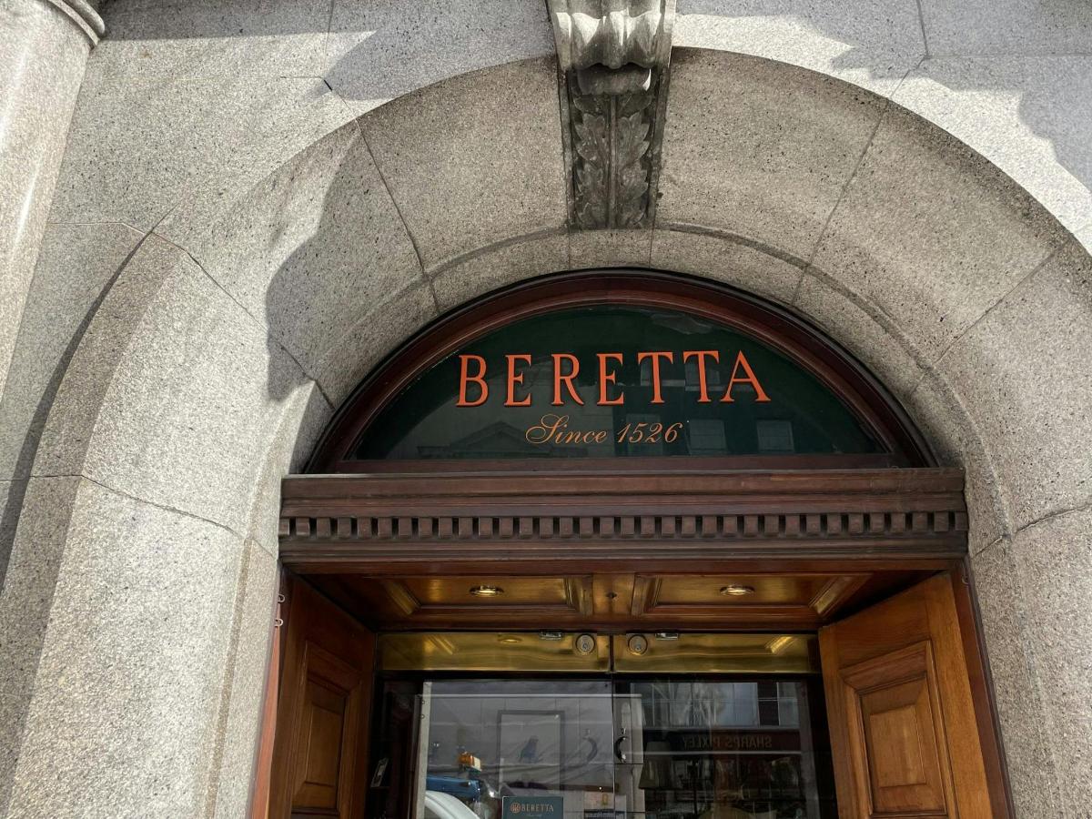 a sign over the door of a building