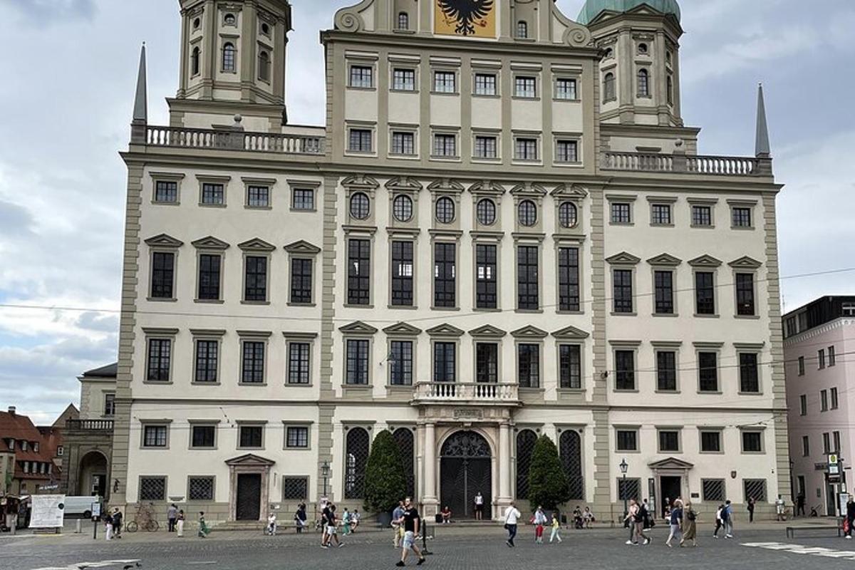 a large building with a clock tower on top of it