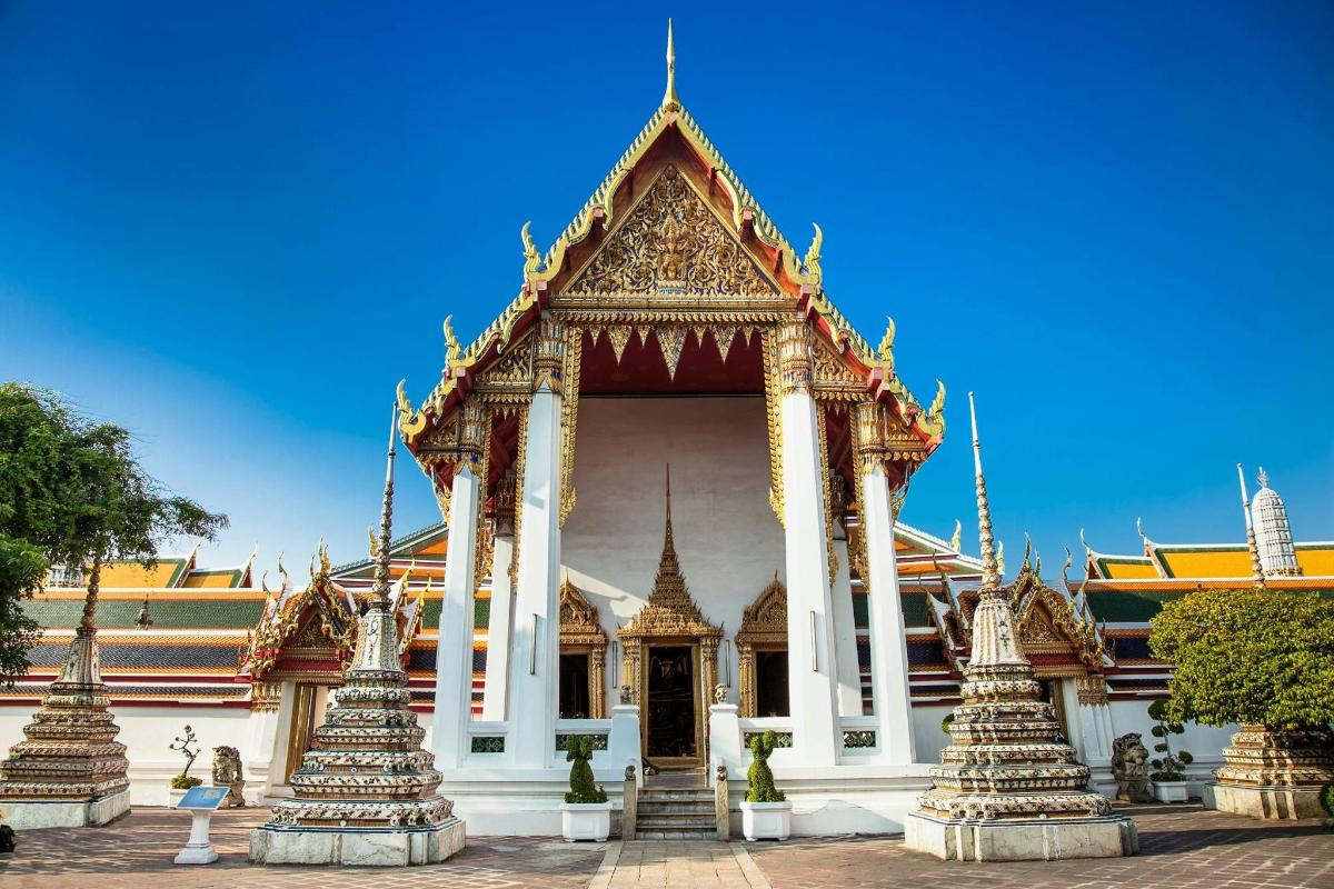 tempel kuninglikus palees Phnom Penhis