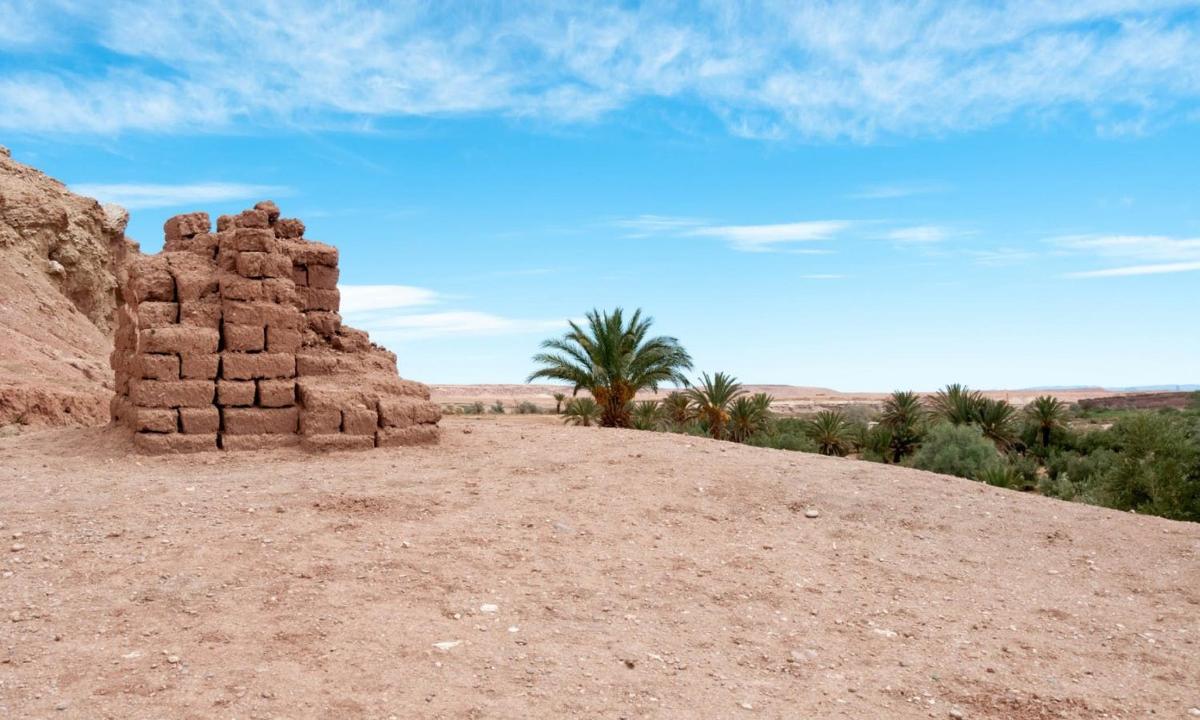 un mucchio di sabbia in mezzo al deserto