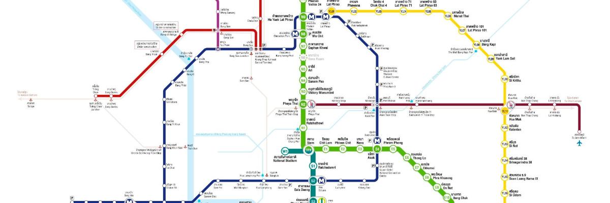 un mapa del metro de los angeles