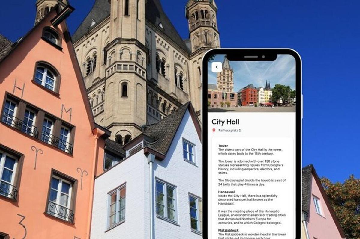 skjámynd af iPhone af byggingu með ráðhúsinu