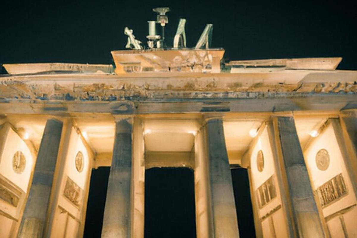 un edifici amb una estàtua a sobre