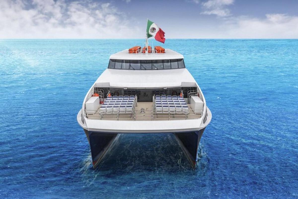a boat in the middle of the ocean