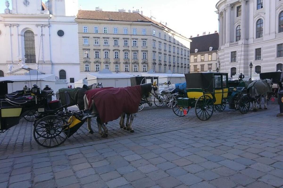 hobune, kes veab linnatänaval vankrit