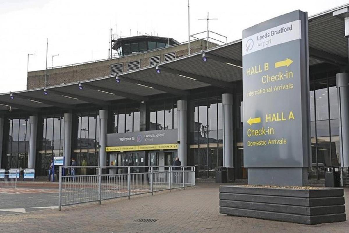 a large building with a sign in front of it