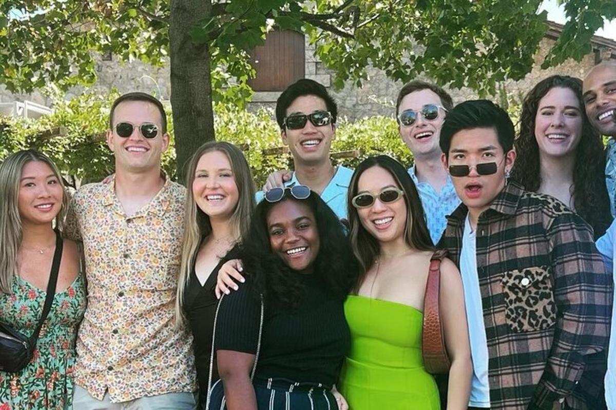a group of people posing for a picture