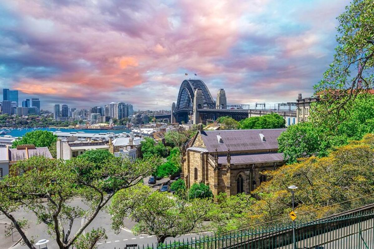 vaade Sydney linnale koos hoonega