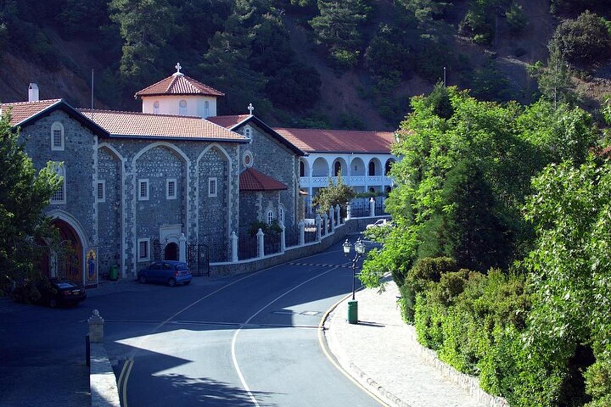 a large building with a road in front of it