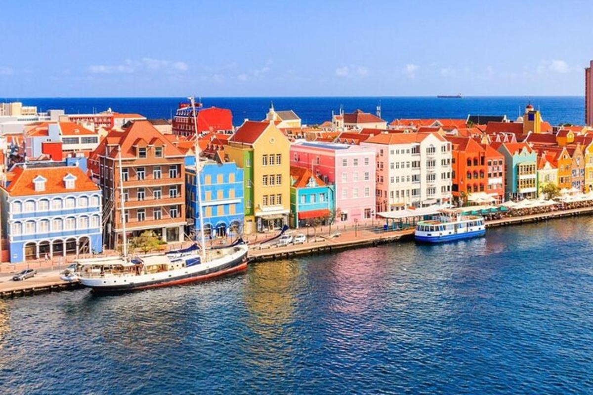 a view of a city with boats in the water