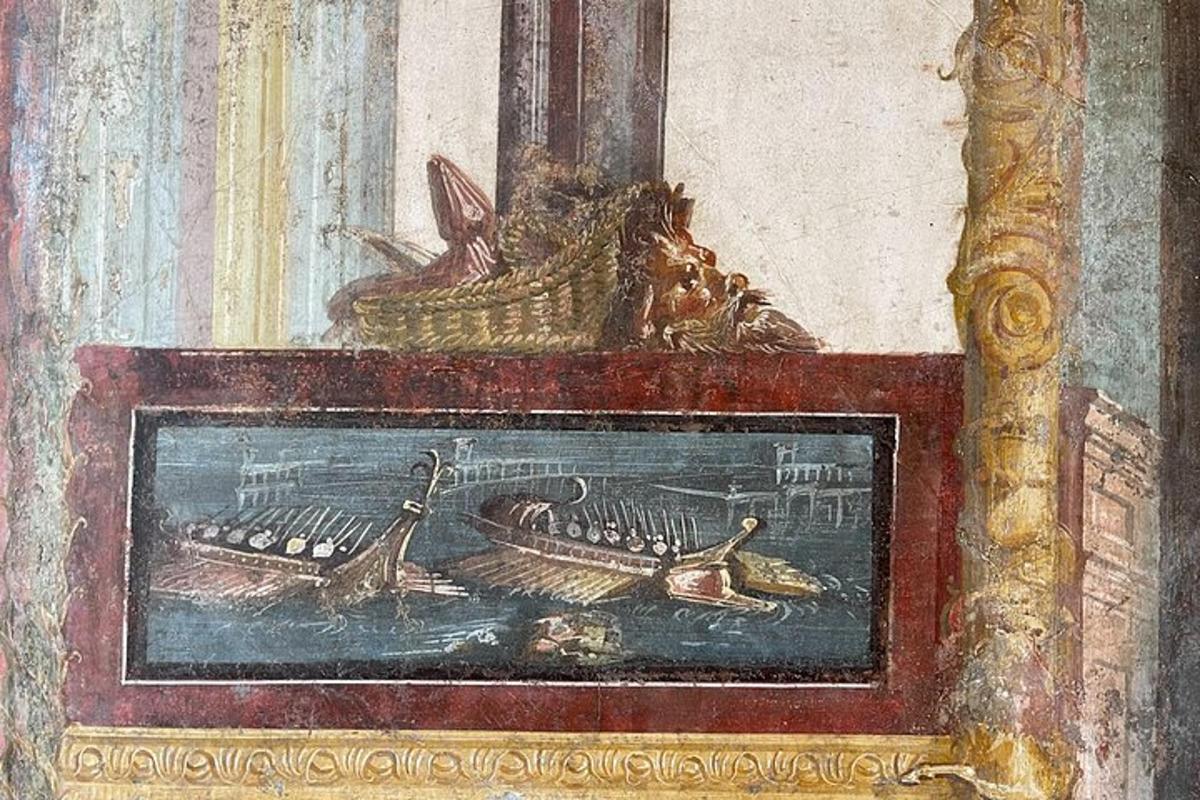 un'immagine di un dipinto di una barca
