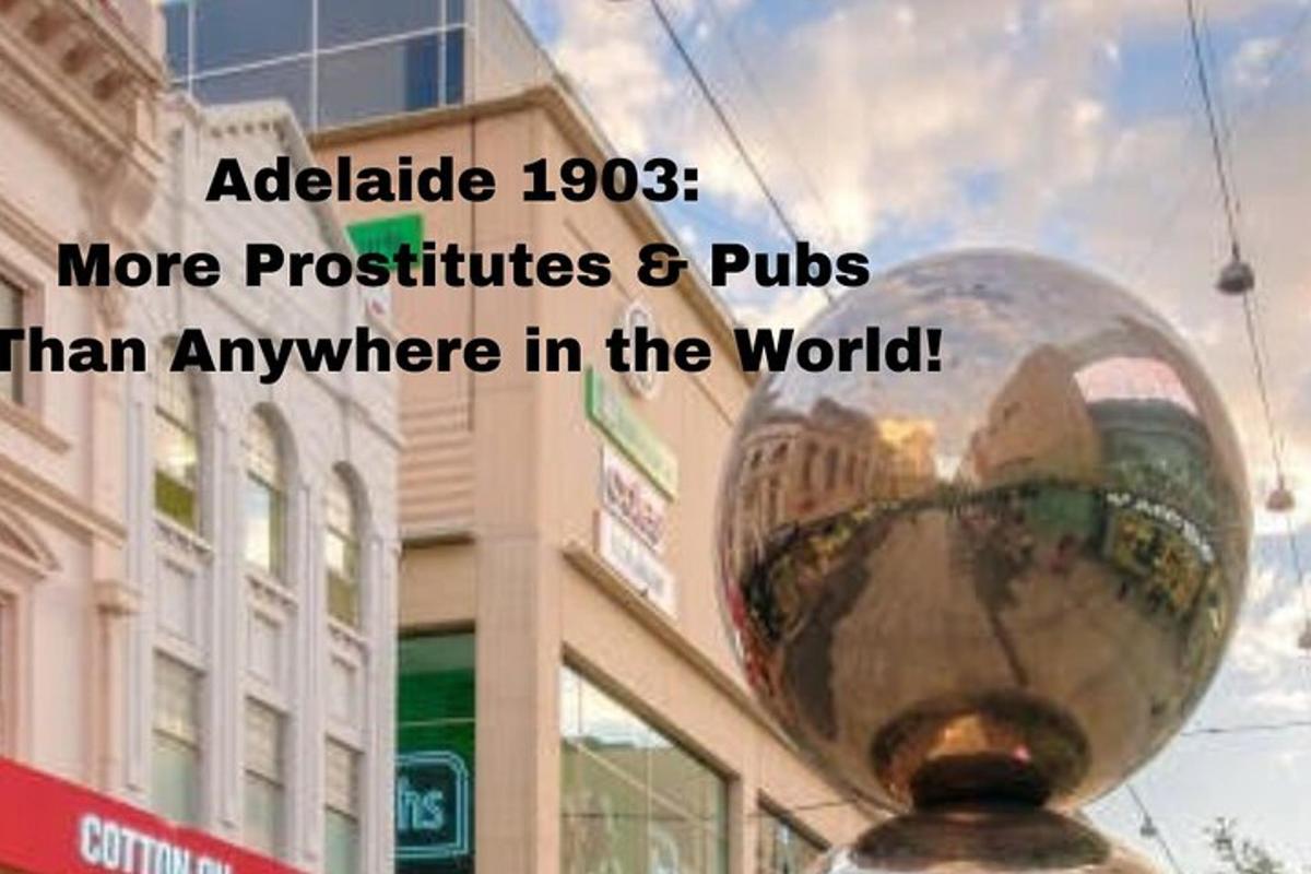 a glass ball with the words adelaide more positives and pips than anywhere