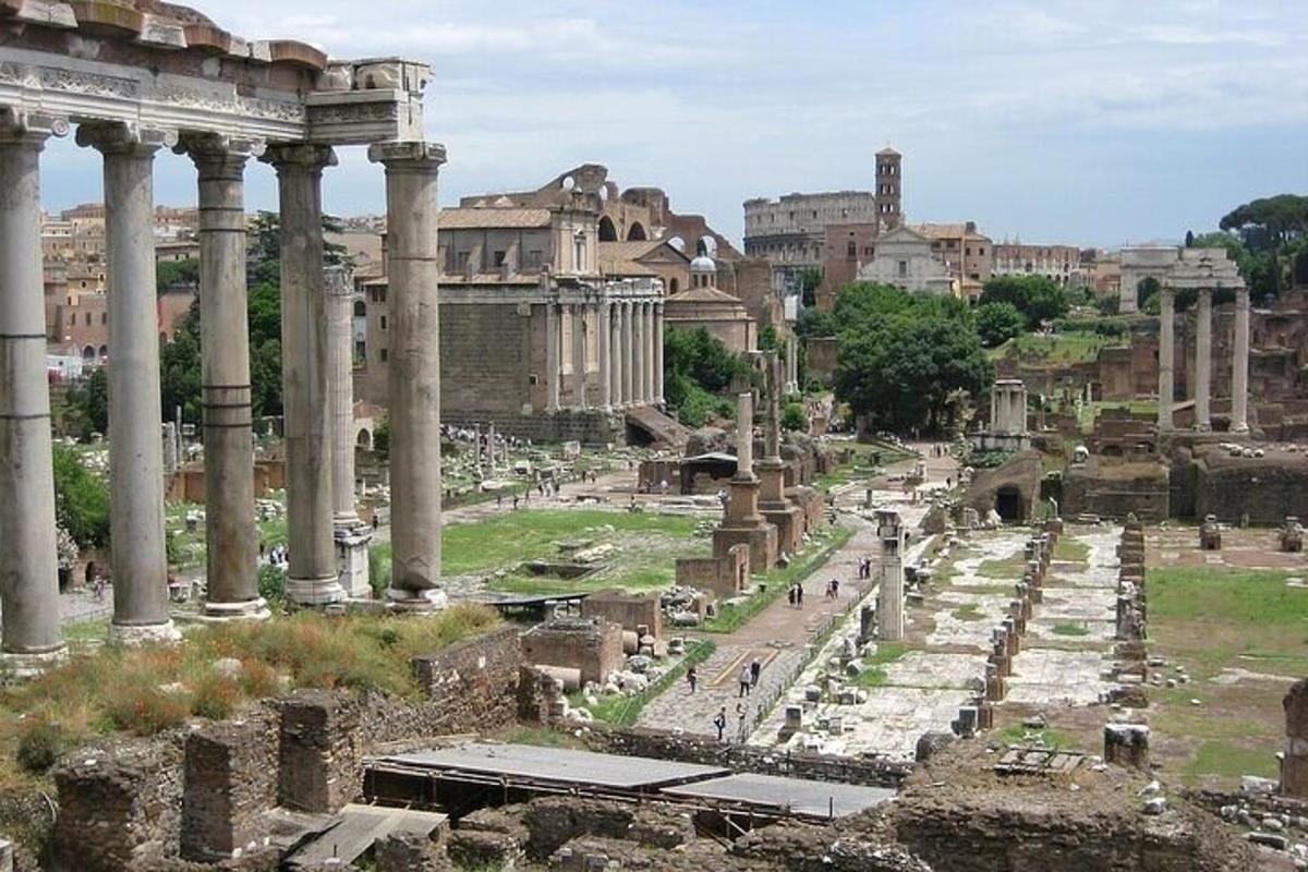 a view of the ruins of the ancient city