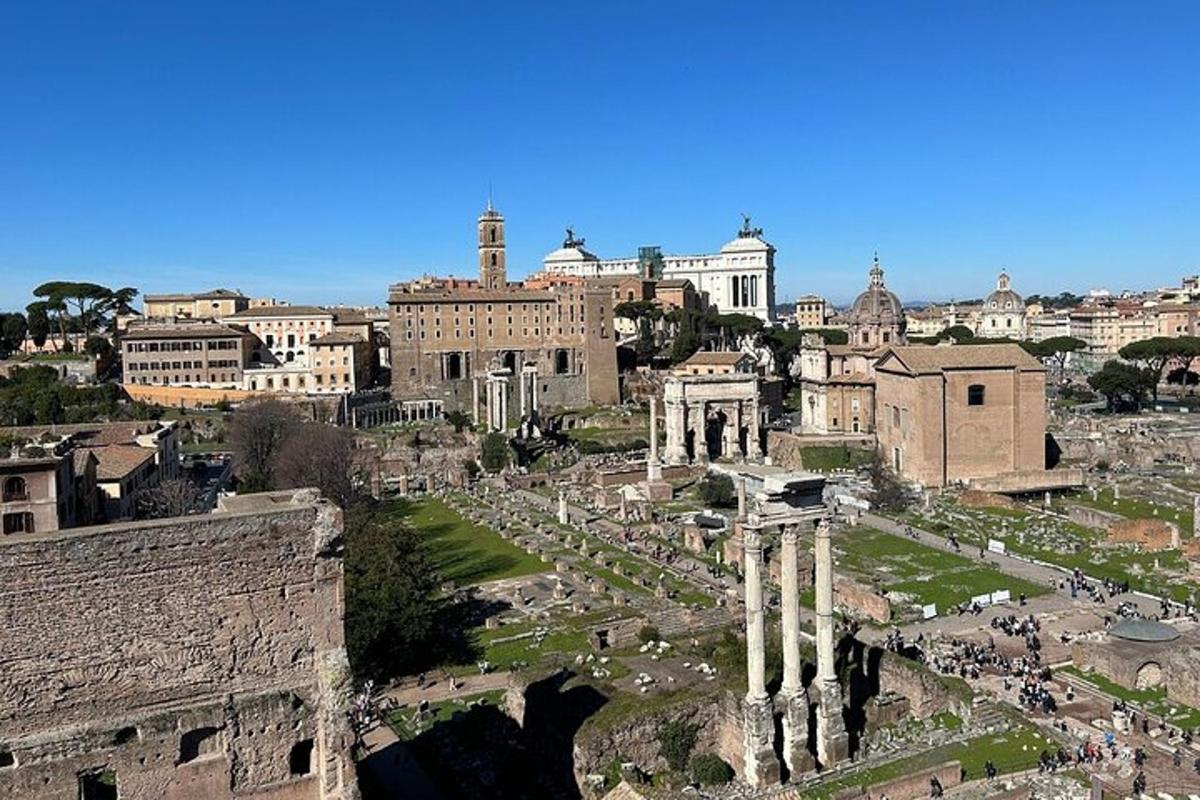 an aerial view of the ruins of the ancient city
