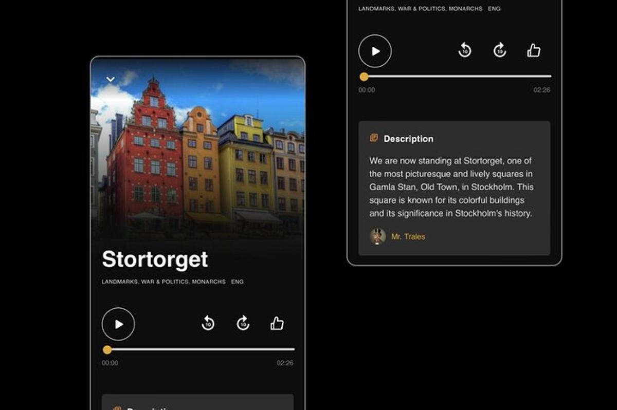 ein Screenshot der Theitcher-App auf einem Mobiltelefon