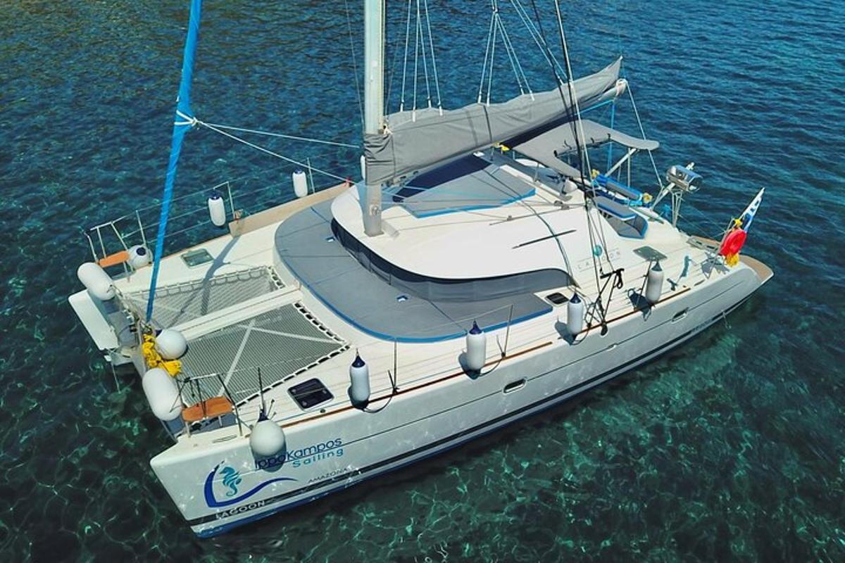 a large white boat floating in the water